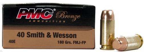 PMC BRZN 40S&W 180GR FMJ-FP 50 - Win Repeating Arms Promotion